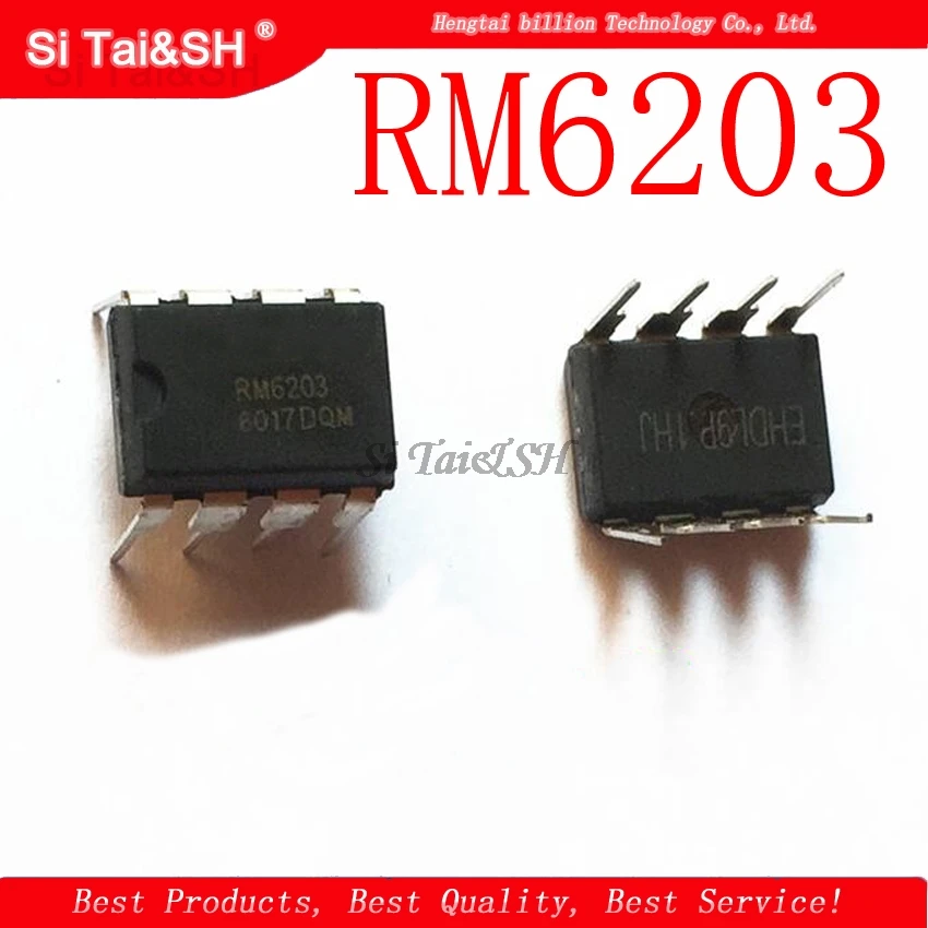 10 шт./лот RM6203 CR6203 DIP-8 переключатель мощности чип | Электронные компоненты и