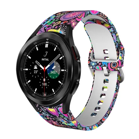 Strap For Samsung Galaxy Watch 4 classic Band 46mm 42mm Printed pattern Bracelet For Galaxy 4 44mm 40mm Watch Correa