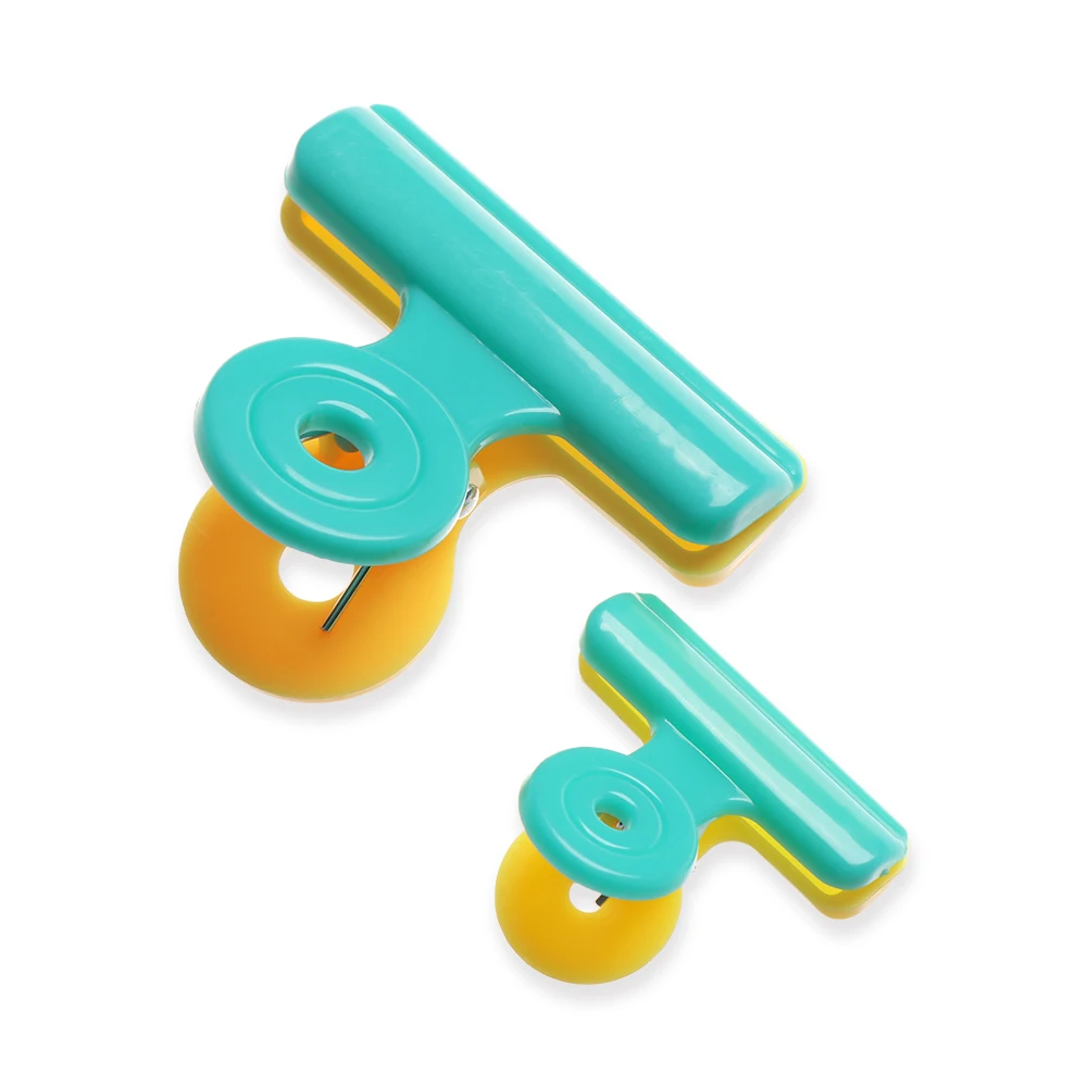 Plastic Multifunction Bag Chip Clips Fresh Food Close Clips Photo Office File Holder Clamps Air Tight Seal Grip 5Pcs
