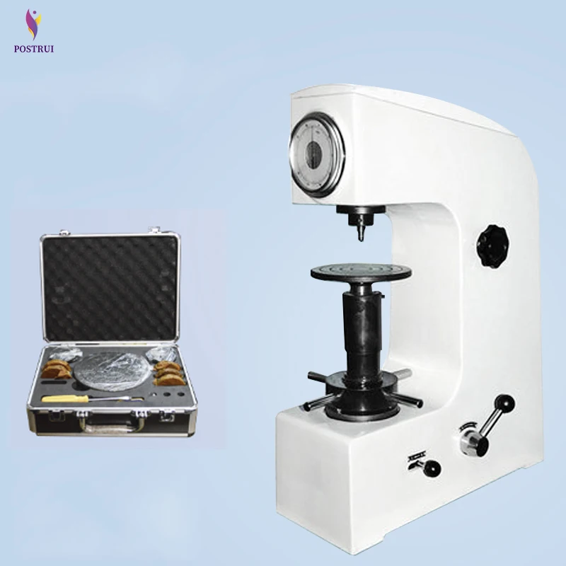 

HR-150A Manual Hardness Tester Double Handle Desktop Metal Hardness Tester Hardness Testing Instrument With Diamond Indenter