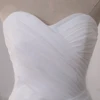Eleagnt Mermaid Wedding Dresses Customized Sweetheart Sleeveless Pleats Ruffled Organza Bridal Gowns Vestidos de Novia 5