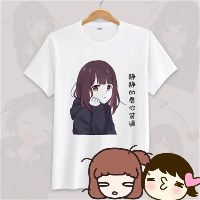 21 Коллекция Kantai, футболка, аниме, футболка, женские топы с коротким рукавом, модные мужские мягкие футболки, он гей, Милый Забавный дизайн, хипстерская футболка - Цвет: 21