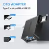 Адаптер Ugreen OTG 2-в-1 с Micro USB Type C на USB 3,0 Type-C адаптер для Samsung Galaxy S10 Macbook USB C OTG адаптер преобразователь ► Фото 2/6