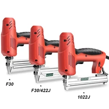 Электрический гвоздезабиватель 2000 Вт Электрический степлер пистолет 2 в 1 каркасный штапельный пистолет u-образный прямой гвоздь пистолет 1022J/F30/422J 6 скоростей