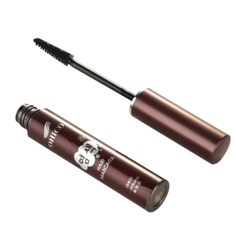 Краска для волос черная ручка одноразовая краска для волос Мгновенный серый корень временные переход от белого к темного цвета 2 щеточными головками для 2-в-1 с печатью 7 мл