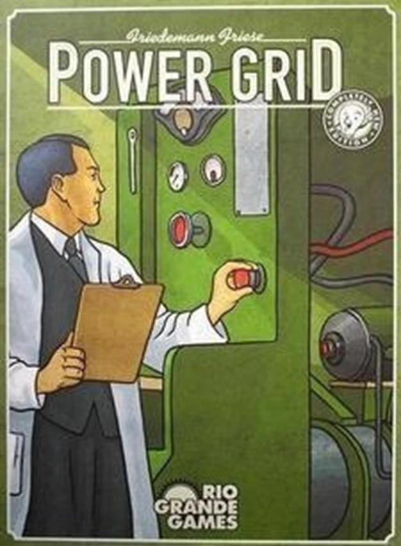 

Power Grid Board Game 2-6 Players Family/Party Best Gift for Children Cards Game With Extended Strategy Game