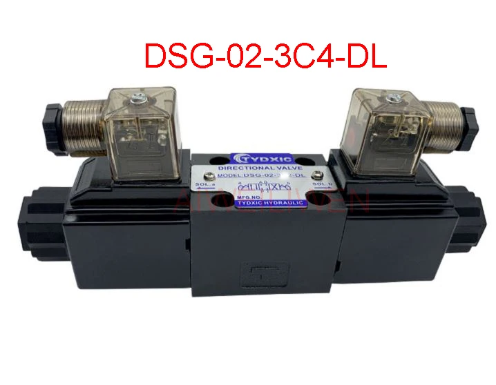 DSG-02-3C4 1/4 yuken DSG02 гидравлический Соленоид-управляемый клапан управления по направлению, DSG-02-3C4-DL Магнитный обменный клапан 24v 220v
