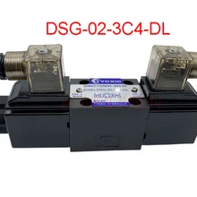 DSG-02-3C4 1/4 yuken DSG02 гидравлический Соленоид-управляемый клапан управления по направлению, DSG-02-3C4-DL Магнитный обменный клапан 24v 220v