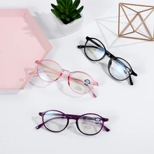 Круглые очки с синим светом, защитные очки с защитой от радиации, гибкие сверхлегкие очки TR90, очки для ухода