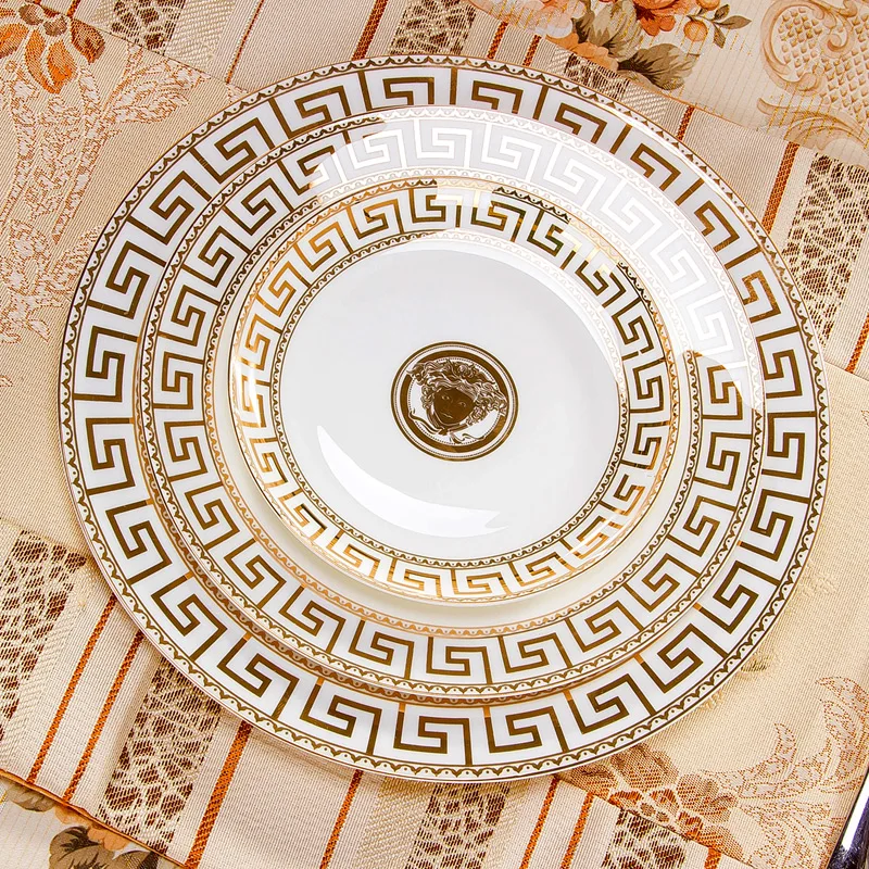 US $760.00 Top Quality Tableware Dinner Set Plates And Dishes 60pc A Set