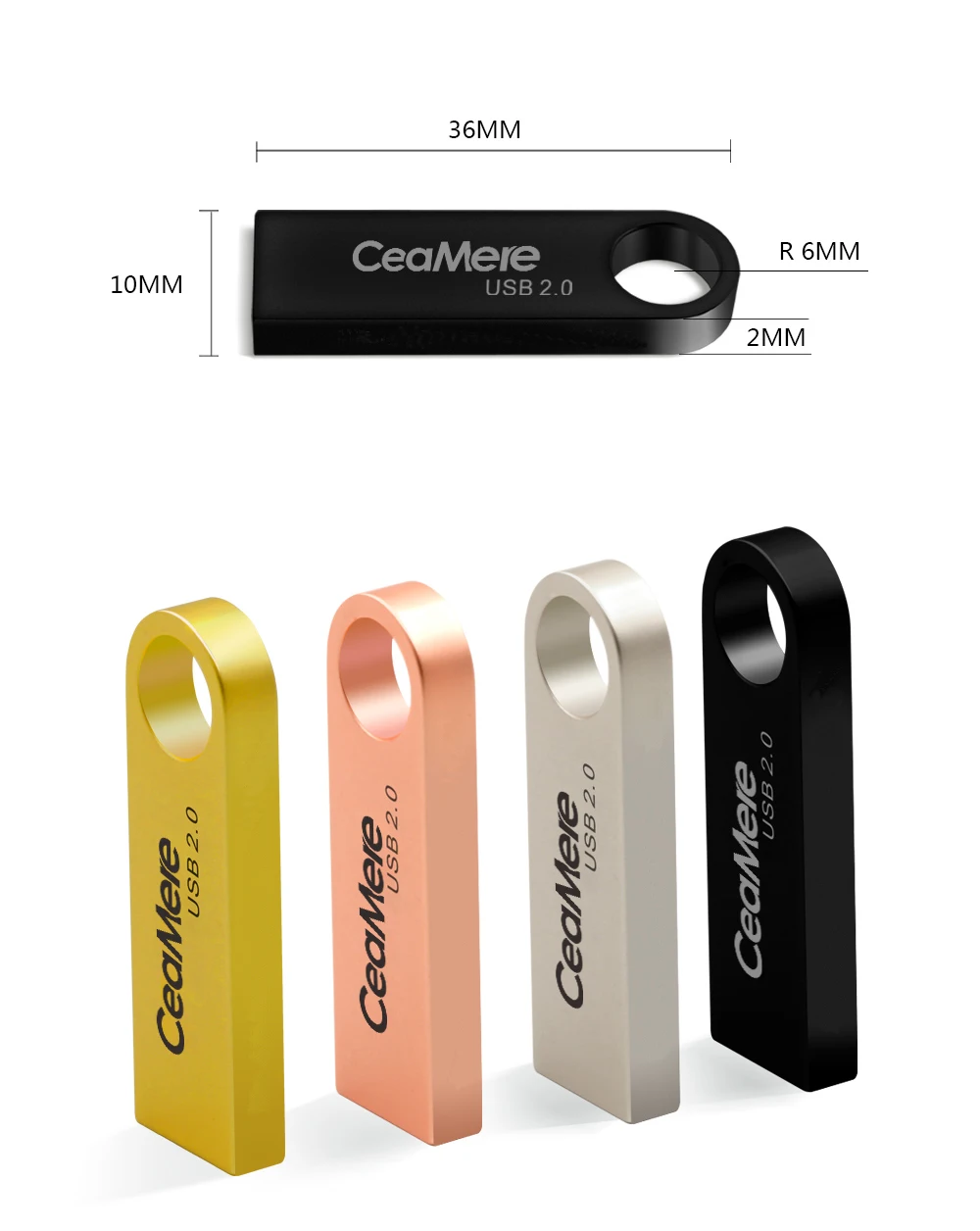 CEAMERE C3 USB флеш-накопитель 16 Гб/32 ГБ/64 Гб/128 ГБ флеш-накопитель Флешка флеш-диск USB 2,0 карта памяти USB диск 4 цвета настоящий