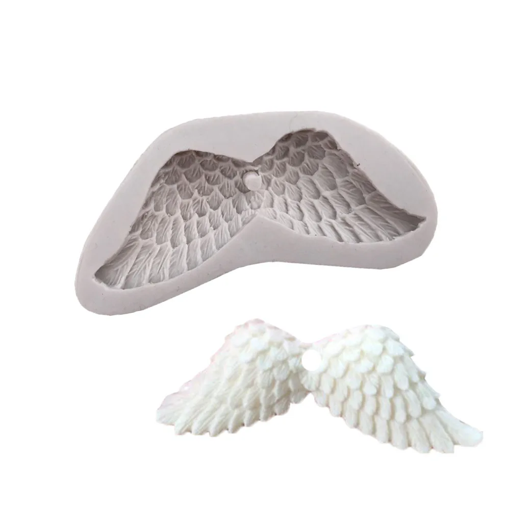 

Angel Wings Shaped Cake Decoration Mold Chocolate Candy Baking Tool Craft Silicone Cake Mold kitchen Pastry Tool
