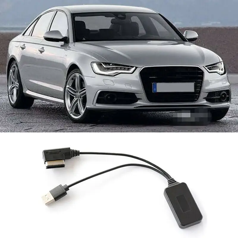 Автомобильный беспроводной AUX кабель адаптер Bluetooth модуль прикуривателя Запчасти для A4 A5 A7 A8 Q7 Автомобильная электроника Аксессуары