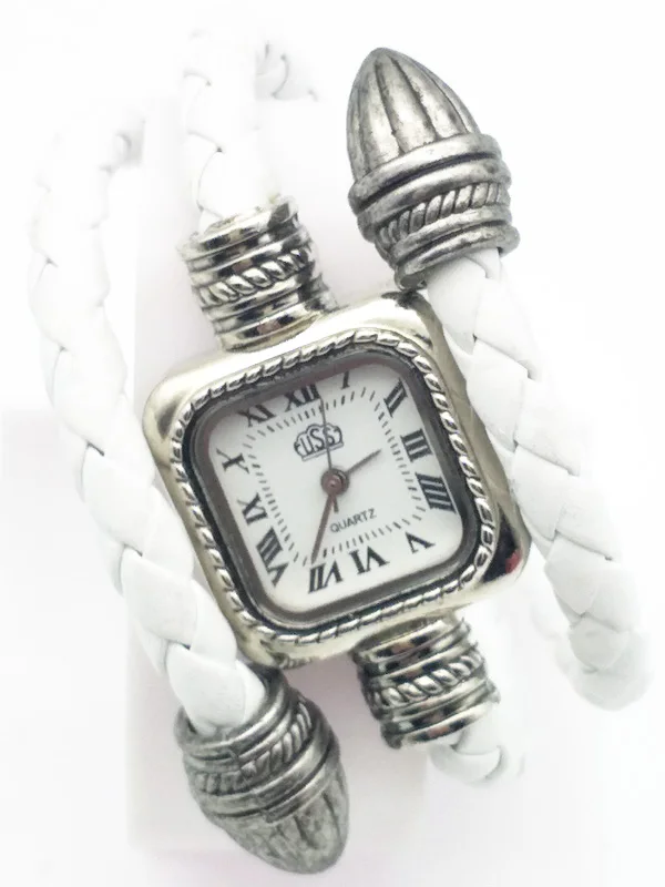 Кожа Змея модный бренд браслет женские наручные часы повседневные кварцевые часы Кристалл наручные часы 8O53