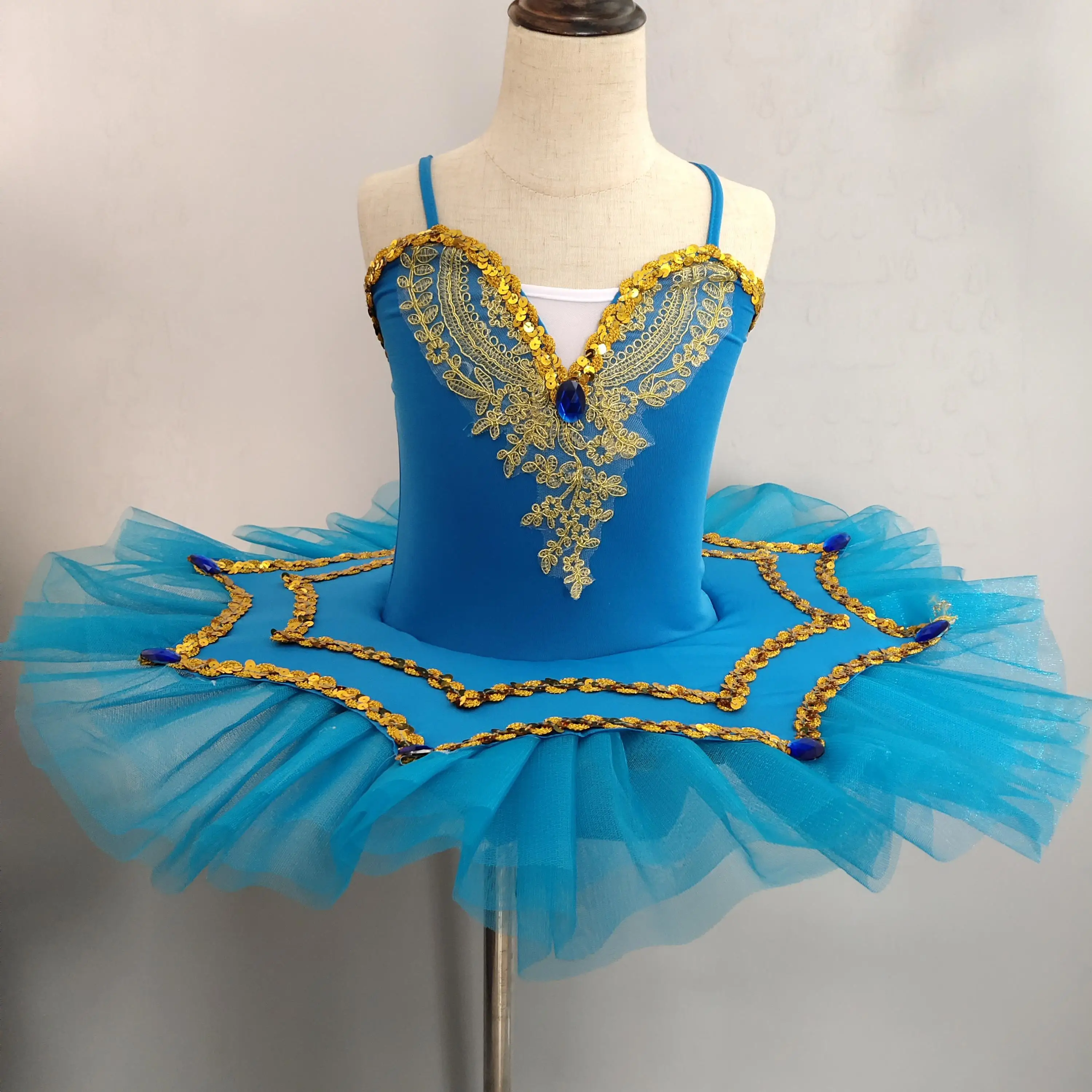 Girls Ballet Dress Tutu Kids Dance Clothing Costumes Leotards