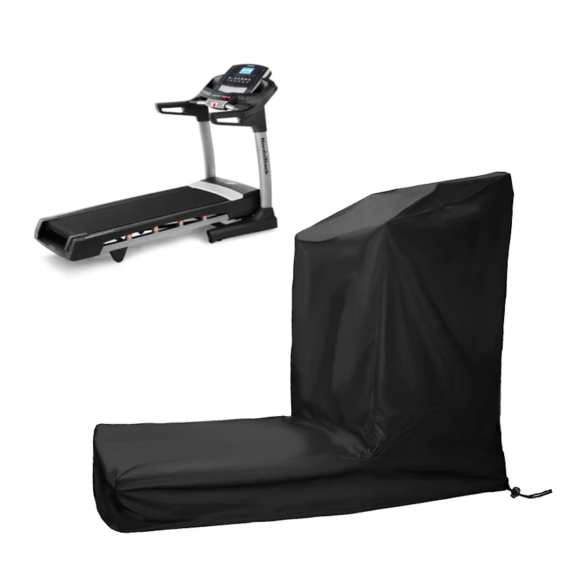 

Treadmill Dustproof Waterproof Cover Wind-Resistant Black Shelter Running Jogging Machine Protectors All-Purpose Dust Covers