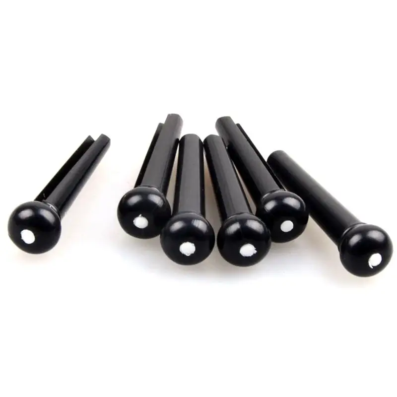 6pcs Y-40 Acoustic Guitar Brass Pins Strings Nail Pegs Bridge Musical Instrument Replacement Part Maintain Accessory | Спорт и