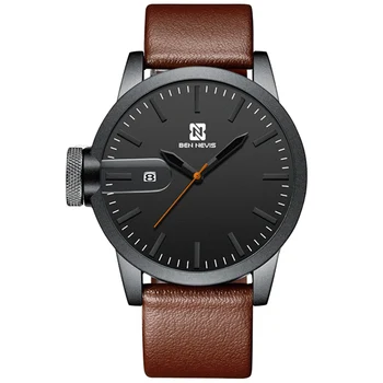 

Men's Quartz Watch Top Brand Luxury Waterproof Sport Business Leather Wrist Watch for Men Clock Male hodinky