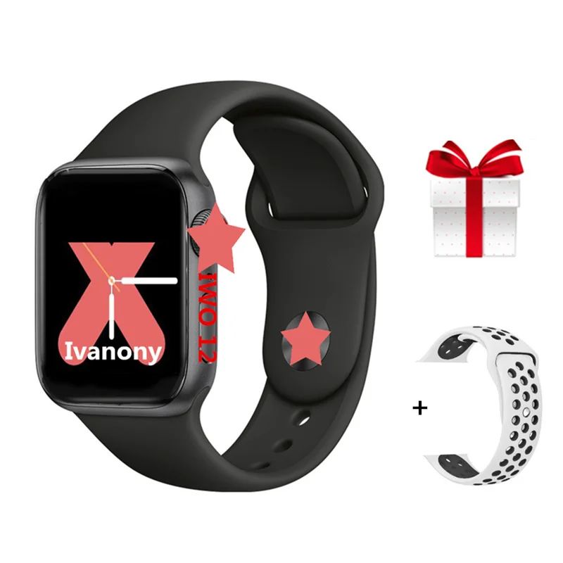G IP68 Часы SmartWatch IWO 12 Pro спортивные умные часы ЭКГ монитор сердечного ритма Whatsapp напоминание о сообщениях IWO 12 серия 5 VS IWO 10 W34 - Цвет: G