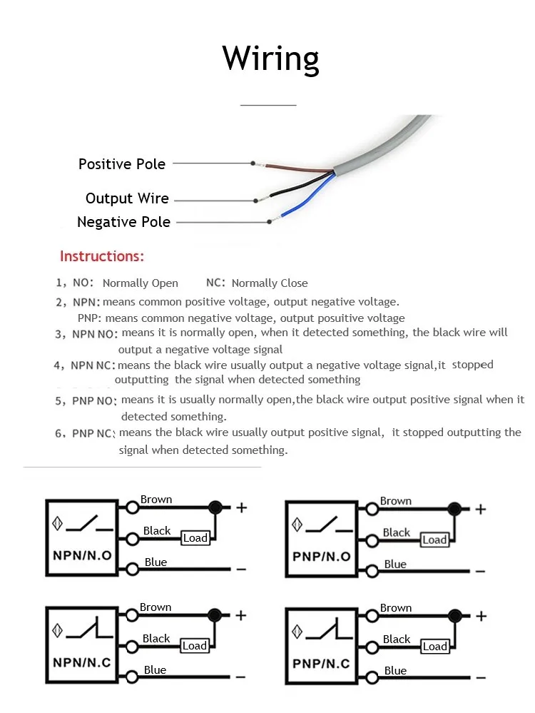 m6.5 sem interruptores de proximidade dos fios