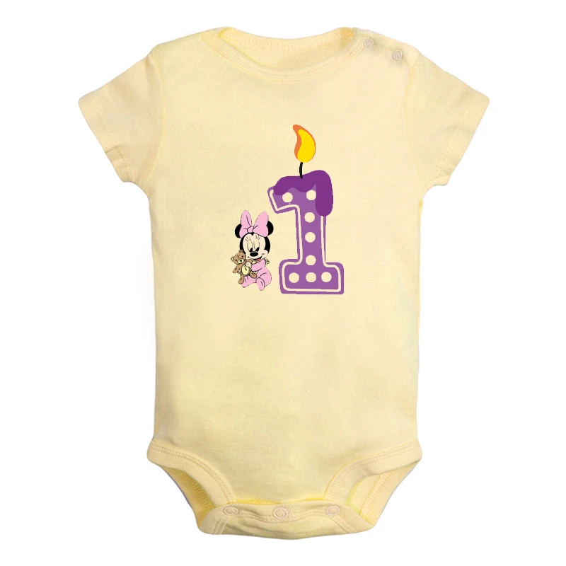 I'm 1 Year Old милый маленький Мышь 1st Свеча для дня рождения для новорожденных, комплект детской одежды, спортивный костюм с принтом для малышей, спортивный костюм, гимнастический костюм, одежда, подарок на день рождения