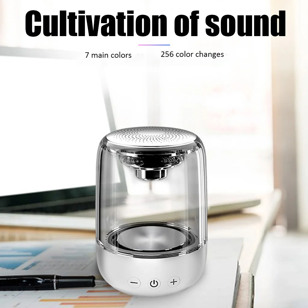 2019 Newest wireless bluetooth speaker Colorful light Portable Music Sound Box Handsfree Bass Subwoofer mini speaker bluetooth
