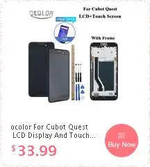 Ocolor для Cubot Quest крышка батареи прочный защитный чехол на заднюю панель Замена для Cubot Quest Чехол для мобильного телефона 5,5''