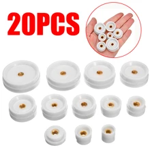 Shellhard 20 шт., набор для ремонта задней части часов, набор для ремонта, круглая прямоугольная Замена для часов, инструмент для кристаллического пресса