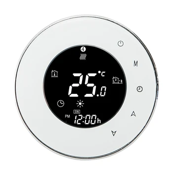 

Digital Thermostat WiFi Remote Control LCD Display Programmable Easy Temperature Controller for Smart Home (White)