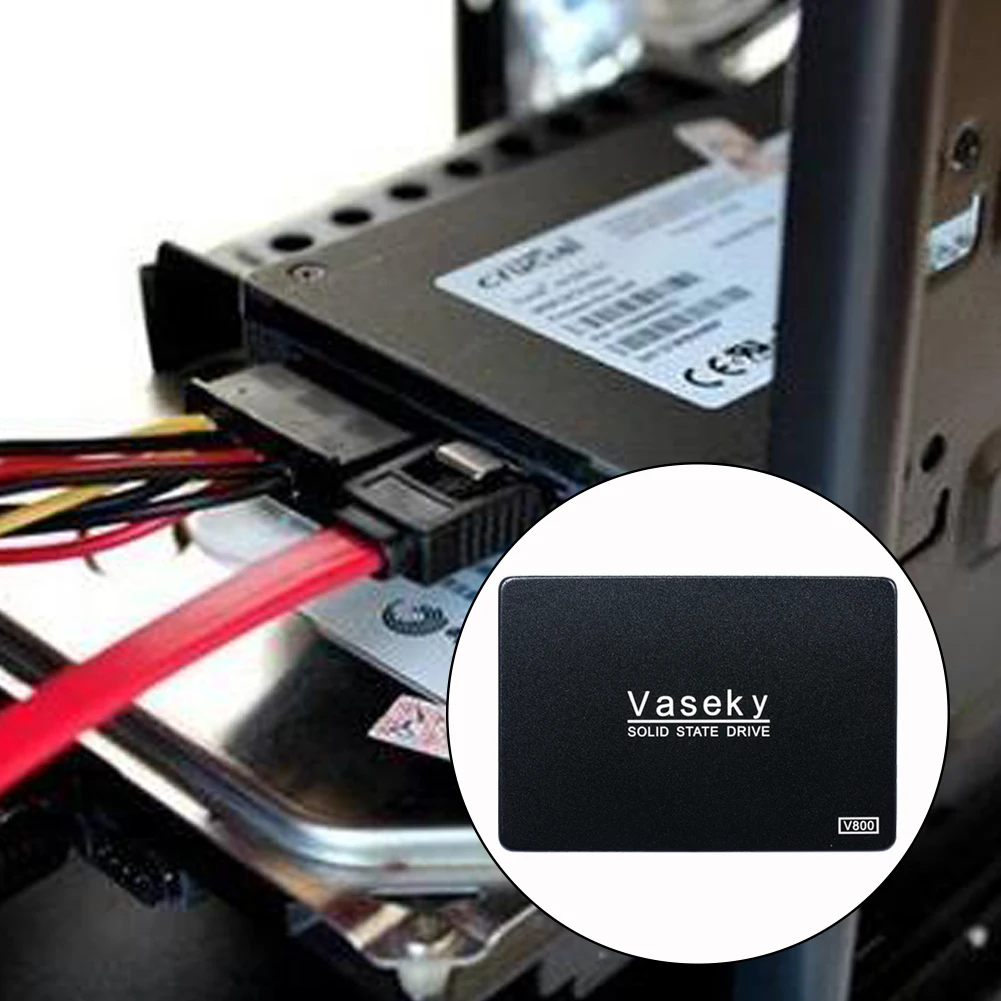 Vaseky V800 SSD 500GB 240GB HDD компьютер жесткий диск 2,5 дюймов Внутренний твердотельный диск SATA3 380 МБ/с. 60g 64g 120g 128g HHD Sata