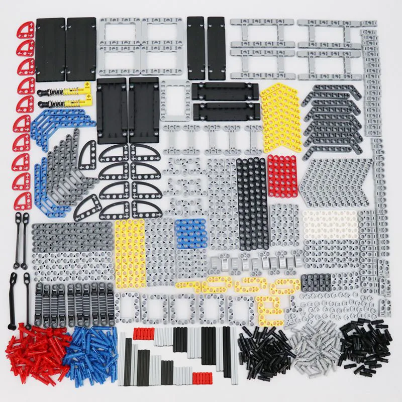 628pcs Technic Parts Axle Panel Plate Frame Connector Pin Beam Shock Absorber MOC Brick Compatible Building Block Boys Toy|Blocks| - AliExpress