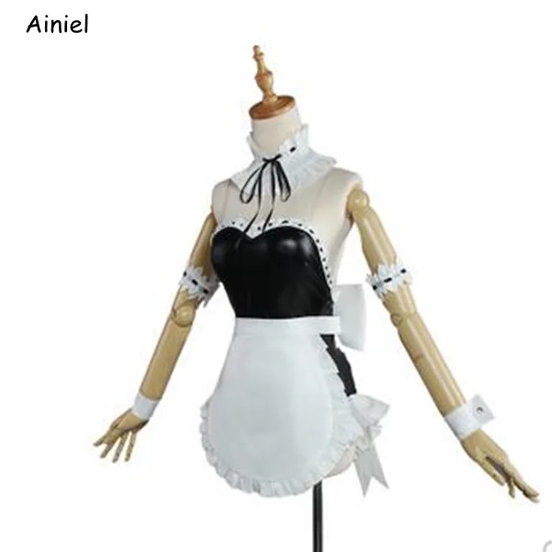2020 New Anime Re Zero Kara Hajimeru Isekai Seikatsu Cosplay Costume Rem Ram Clothes Dress Halloween for Women Girls | Тематическая