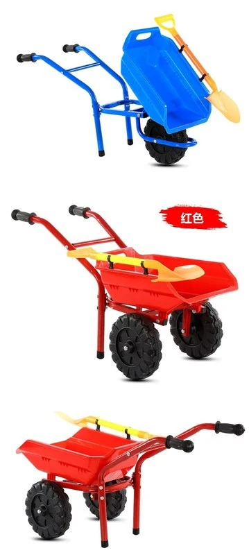 Children Beach Trolley Men And Women Treasure Single Twin Wheel 2/3/5-Year-Old Large Size Bulldozing Dumpers Kids