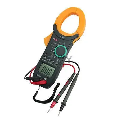 

826A Volt Current Resistor Temperature LCD Digital Clamp Multitester