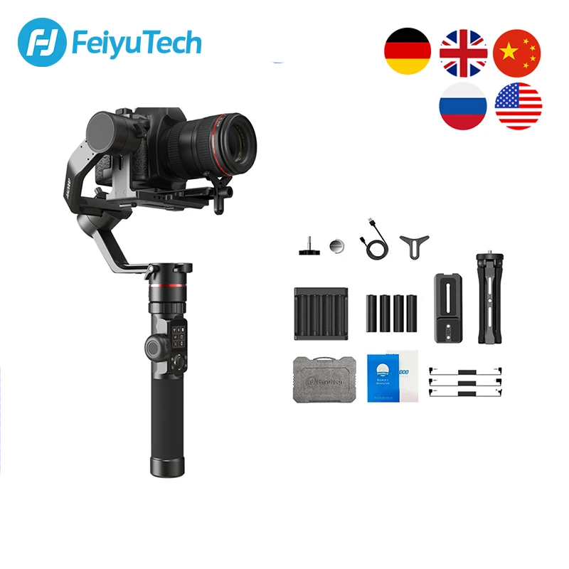 3 осевой Стабилизатор камеры FeiyuTech AK2000 шарнирный штатив DSLR с кольцом фокуса для Sony