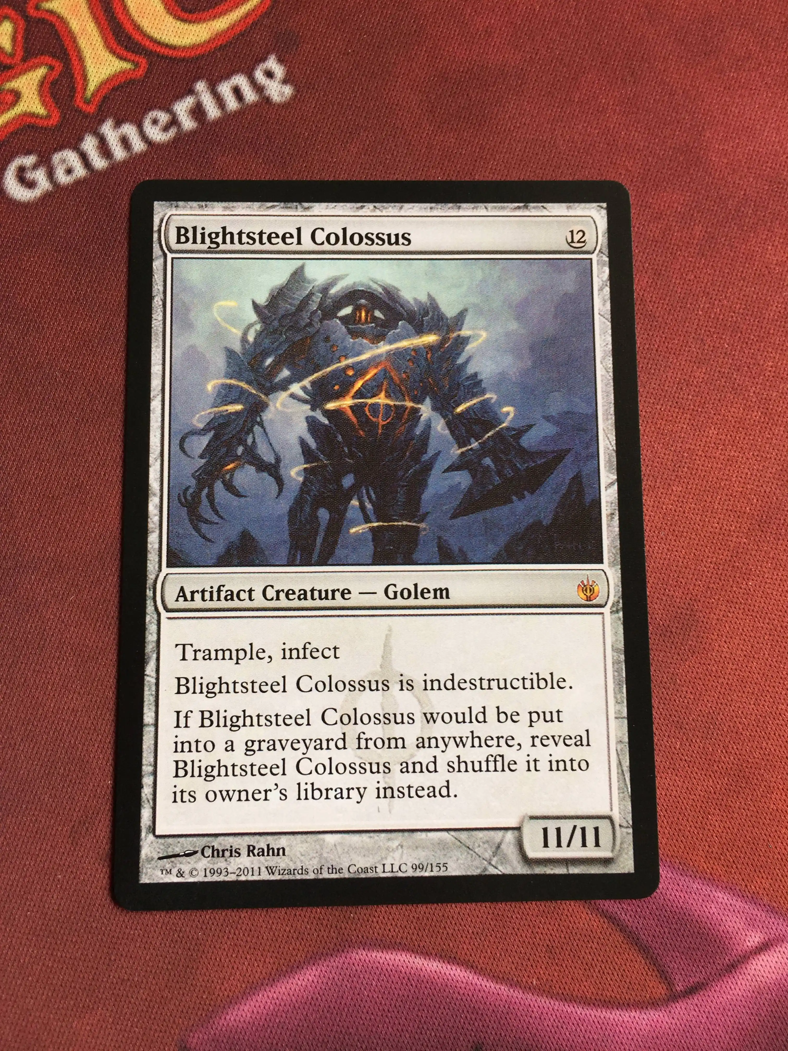 Blightsteel colorssus Mirrodin осажденный маг ProxyKing 8,0 VIP прокси-карты для сбора каждой карты mg