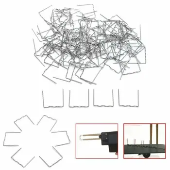 

For Car Auto Flat Staples Weld Repair Stainless Steel Pre-Cut Set 100pcs