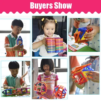 

Big Size Magnetic Designer Construction Set Model & Building Toy Magnets Magnetic Blocks Educational Toys For Children