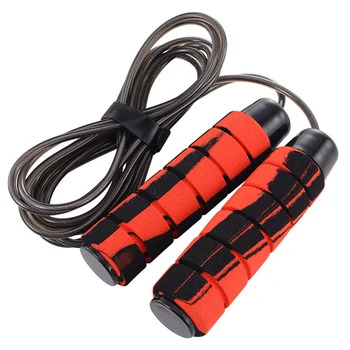

HOT-Rapid Speed Jump Rope Excercise and Fitness Workout Equipments Skipping Foot Unisex Kids