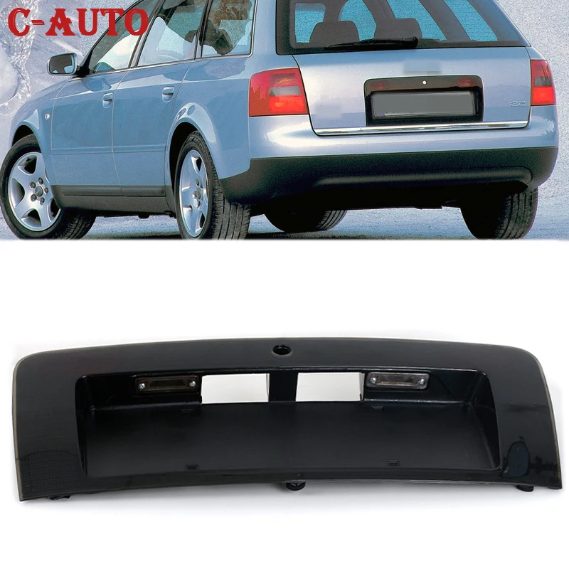 Car Rear License Number Plate Light Frame For Audi A6 C5 1998 2004