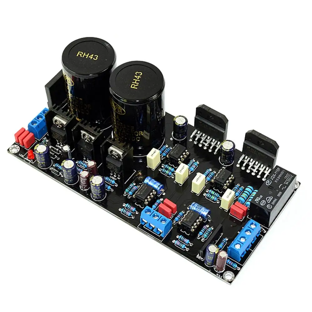 LM3886 68 Вт+ 68 Вт HIFI усилитель мощности плата OP07 DC Servo NE5534 независимый Op Amp YJ