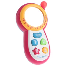 Детские Обучающие музыкальные звуковые сотовые телефоны Обучающие мобильные игрушки телефон 72XC