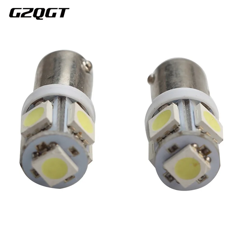 10pcsT11 BA9S указатель поворота номерного знака лампы 5050 5SMD светодиодный белый