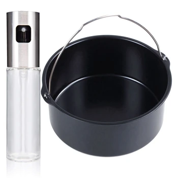

Oil Sprayer Dispenser, Olive Oil Glass Vaporizer Sprayer & Air Fryer Accessories Air Fryer Set for Phillips Cozyna