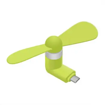 

Portable Micro USB Cooling Fan Cooler With Two Leaves For IOS Android Smartphone
