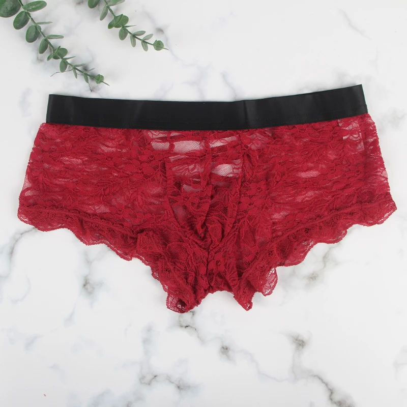 Comeonlover боксеры adannu кружева Strappy unterhosen herren сетчатые трусы-боксеры прозрачный homme мужские трусы боксеры MIP073