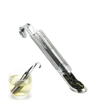 IdealHouse практичный ситечко для чая из нержавеющей стали с изогнутой ручкой