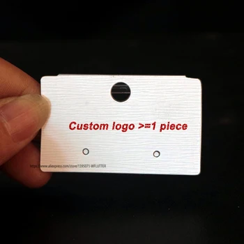 

High Quality 3*5 50pcs/lot Plastic Earring Packaging Card Jewelry Holder Earring Stud Packing Card Jewelry Display Organizer #B