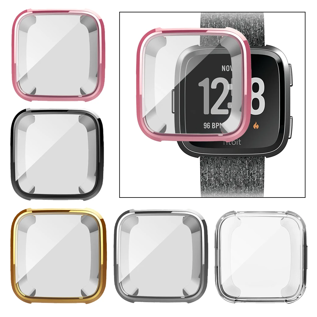 Overall Protective Cover TPU Protector Case Shell for Fitbit Versa Watch
