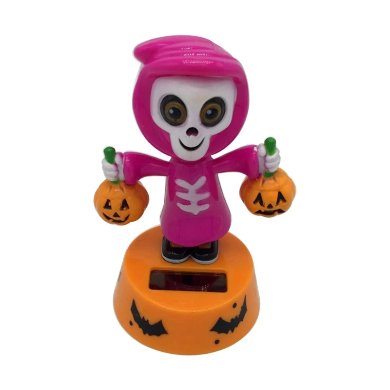Interesting Auto Bobbleheads Ornaments Funny Skeleton Witch Ghost Decor for Home Party Gift Kids Families A70F | Автомобили и